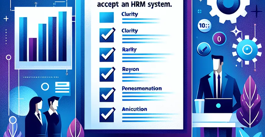 企业验收 HRM 系统的标准是什么？10 大核心功能校验表